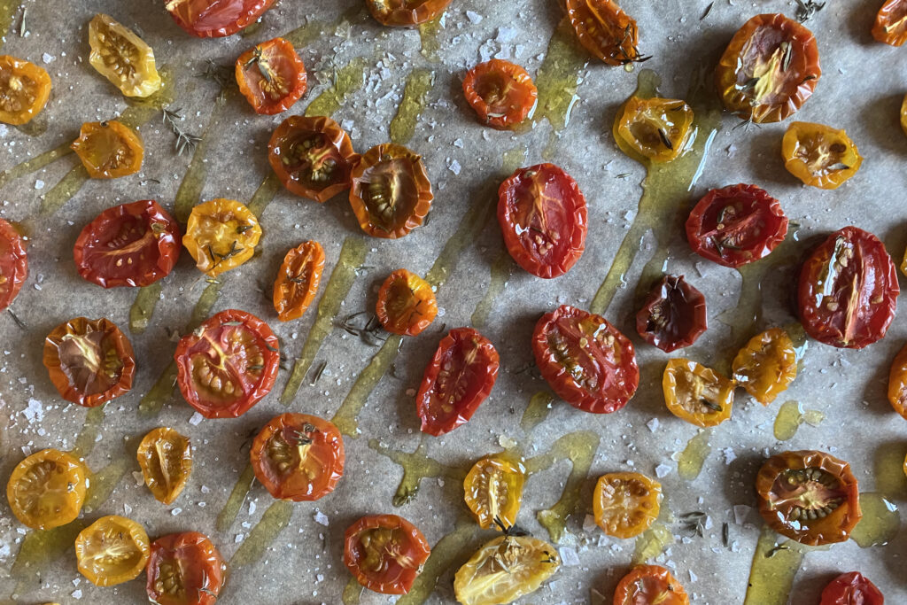 Oven Semi-Dried Cherry Tomatoes